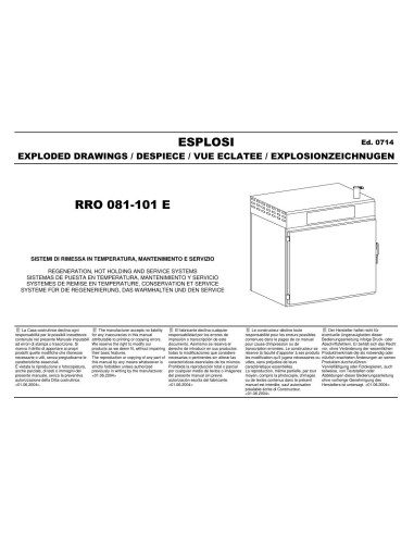 Pièces détachées MODULINE RRO081E Annee 07-2014 