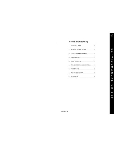 Pièces détachées GRANULDISK GD600 Annee 0 