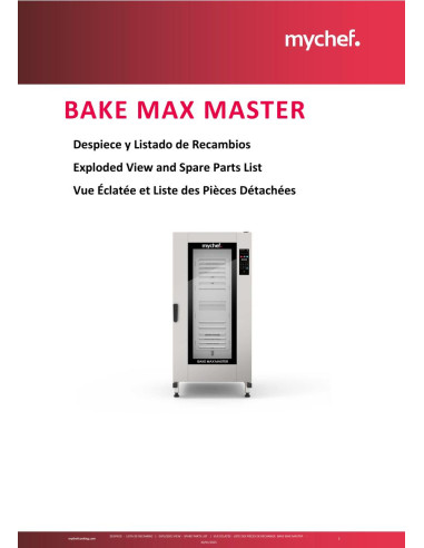 Pièces détachées MYCHEF BME1600D 