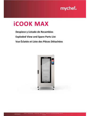 Pièces détachées MYCHEF CIE2100D 