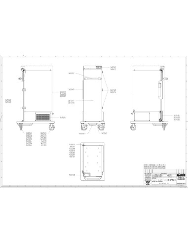 Pièces détachées BLANCO BLT 1220 EUK Annee 01-2008 - BLANCO BLT 1220 EUK - Annee 01-2008 - Blanco