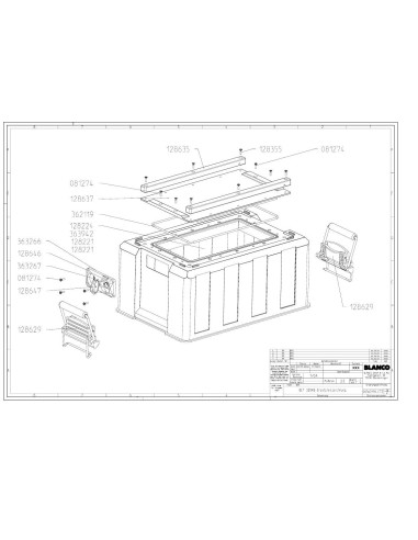 Pièces détachées BLANCO BLT 320 KB Annee 09-2002 - BLANCO BLT 320 KB - Annee 09-2002 - Blanco