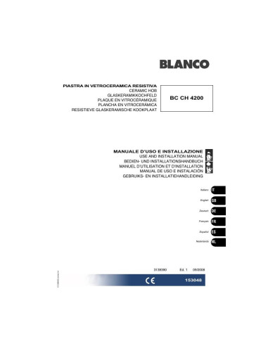 Pièces détachées BLANCO BCCH4200 Annee 09-2008 - BLANCO BCCH4200 - Annee 09-2008 - Blanco