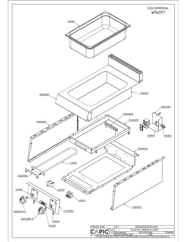 Pièces détachées CAPIC W342311 Annee 2015 - CAPIC W342311 - Annee 2015 - Capic