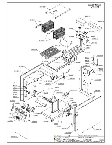 Pièces détachées CAPIC W291131 Annee 2015 - CAPIC W291131 - Annee 2015 - Capic