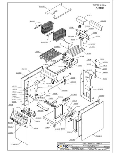 Pièces détachées CAPIC W381131 Annee 2015 - CAPIC W381131 - Annee 2015 - Capic