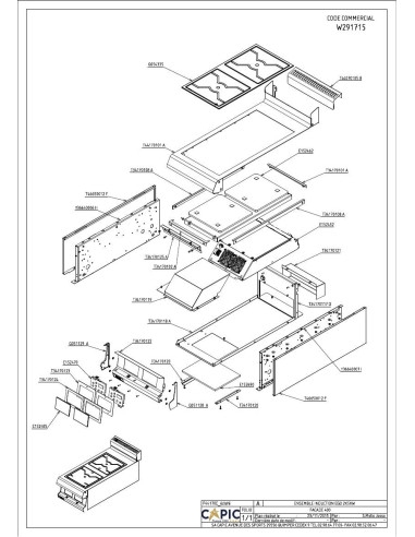 Pièces détachées CAPIC W291715 Annee 2015 - CAPIC W291715 - Annee 2015 - Capic