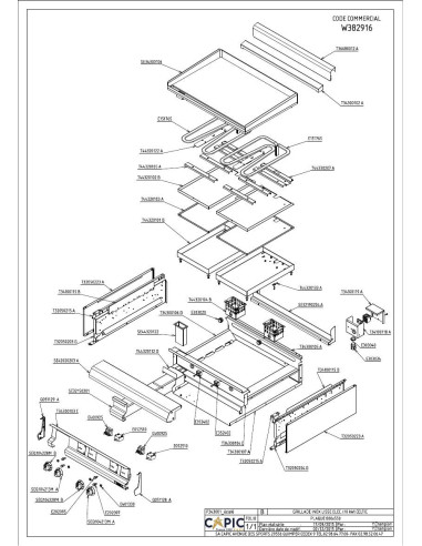 Pièces détachées CAPIC W382966 Annee 2015 - CAPIC W382966 - Annee 2015 - Capic