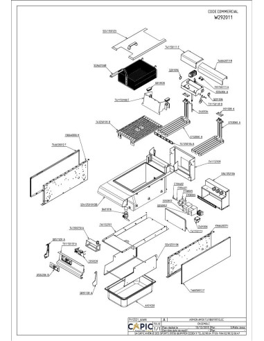 Pièces détachées CAPIC W292011 Annee 2015 - CAPIC W292011 - Annee 2015 - Capic