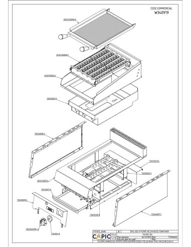 Pièces détachées CAPIC W340919 Annee 2015 - CAPIC W340919 - Annee 2015 - Capic