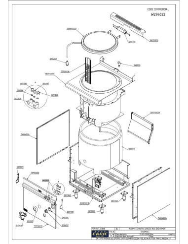 Pièces détachées CAPIC W294022 Annee 2009 - CAPIC W294022 - Annee 2009 - Capic