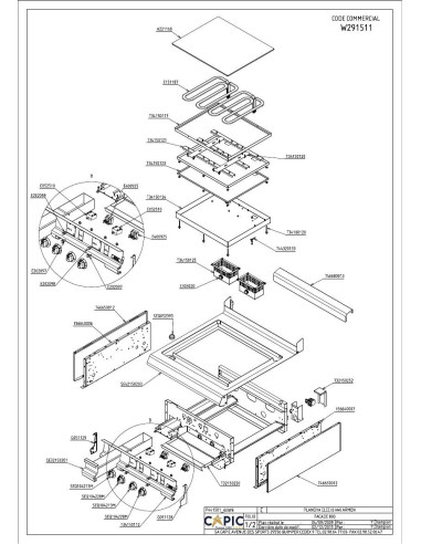 Pièces détachées CAPIC W291511 Annee 2015 - CAPIC W291511 - Annee 2015 - Capic