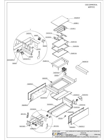 Pièces détachées CAPIC W291542 Annee 2015 - CAPIC W291542 - Annee 2015 - Capic