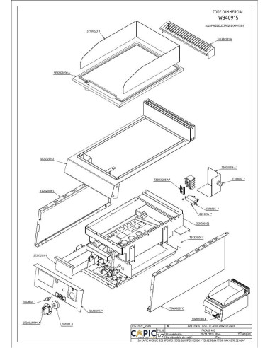 Pièces détachées CAPIC W340915 Annee 2015 - CAPIC W340915 - Annee 2015 - Capic