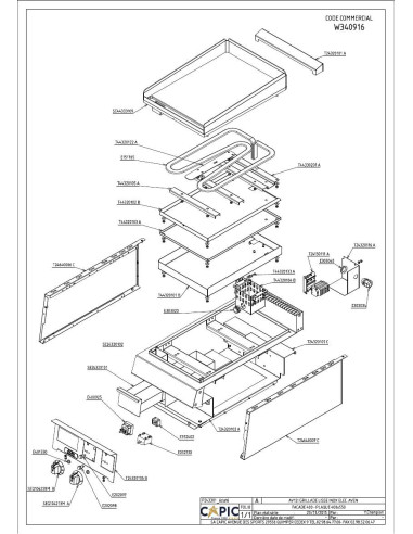 Pièces détachées CAPIC W340916 Annee 2015 - CAPIC W340916 - Annee 2015 - Capic