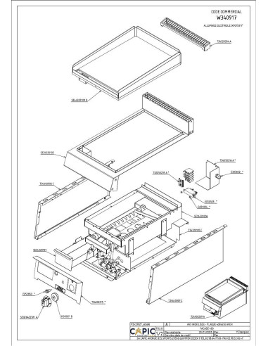 Pièces détachées CAPIC W340917 Annee 2015 - CAPIC W340917 - Annee 2015 - Capic