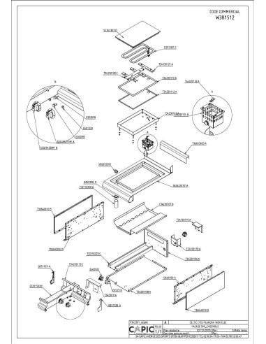 Pièces détachées CAPIC W381512 Annee 2015 - CAPIC W381512 - Annee 2015 - Capic