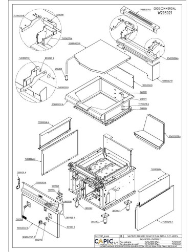 Pièces détachées CAPIC W295021 Annee 2015 - CAPIC W295021 - Annee 2015 - Capic