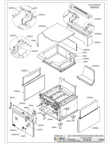 Pièces détachées CAPIC W295022 Annee 2015 - CAPIC W295022 - Annee 2015 - Capic