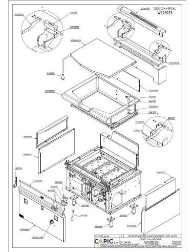 Pièces détachées CAPIC W295023 Annee 2015 - CAPIC W295023 - Annee 2015 - Capic