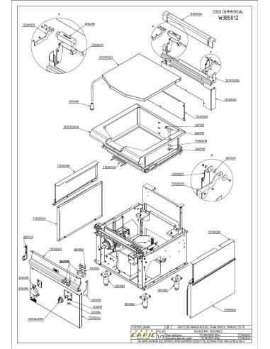 Pièces détachées CAPIC W385012 Annee 2015 - CAPIC W385012 - Annee 2015 - Capic