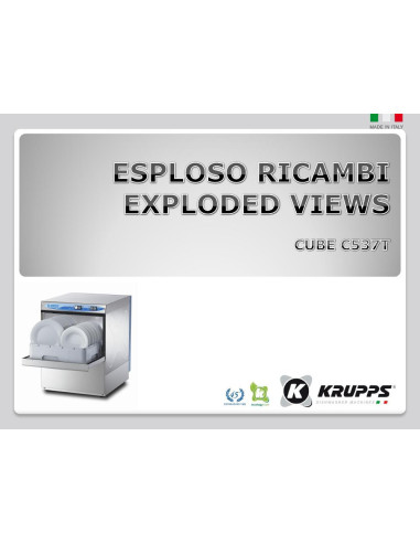 Pièces détachées KRUPPS CUBE C537T Annee 0 - KRUPPS CUBE C537T - Annee 0 - Krupps