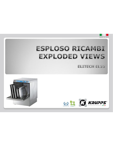 Pièces détachées KRUPPS ELITECH EL55 Annee 0 - KRUPPS ELITECH EL55 - Annee 0 - Krupps