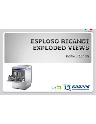 Pièces détachées KRUPPS KORAL 950DB Annee 0 - KRUPPS KORAL 950DB - Annee 0 - Krupps