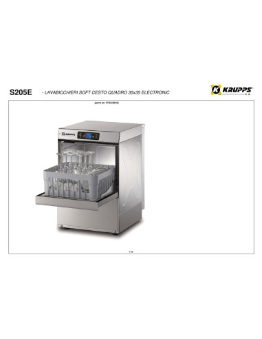 Pièces détachées KRUPPS SOFT S205E Annee 2016 - KRUPPS SOFT S205E - Annee 2016 - Krupps