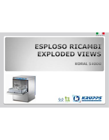 Pièces détachées KRUPPS KORAL 540DB Annee 0 - KRUPPS KORAL 540DB - Annee 0 - Krupps