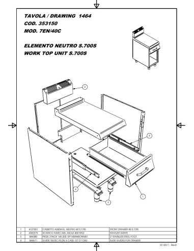 Pièces détachées OFFCAR 7EN-40C Annee 2011 