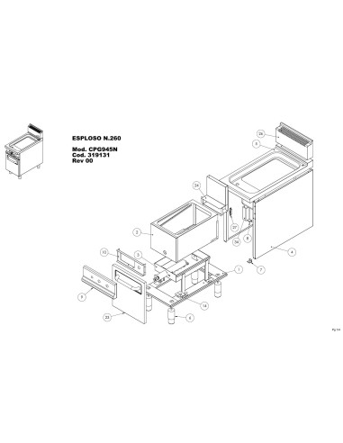 Pièces détachées OFFCAR CPG945N Annee 0 