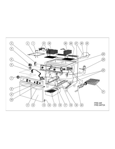 Pièces détachées OFFCAR 7FRE-34R Annee 0 