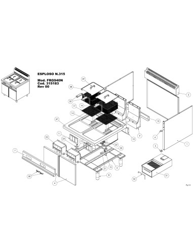 Pièces détachées OFFCAR FRG940N Annee 0 