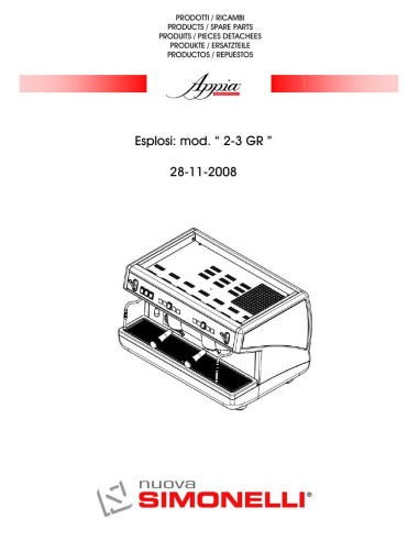 Pièces détachées NUOVA SIMONELLI APPIA (200811-) Annee 200811- 