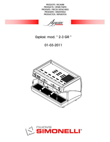 Pièces détachées NUOVA SIMONELLI APPIA (201103-) Annee 201103- 