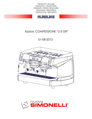 Pièces détachées NUOVA SIMONELLI AURELIA-II-COMPETIZIONE (201208-) Annee 201208- 