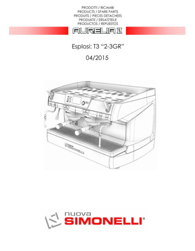 Pièces détachées NUOVA SIMONELLI AURELIA-II-T3 (201504-) Annee 201504- 