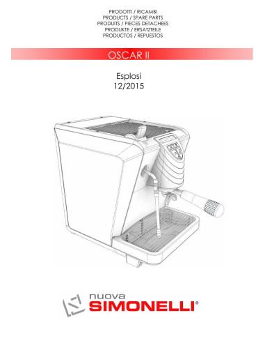 Pièces détachées NUOVA SIMONELLI OSCAR-II (201512-) Annee 201512- 