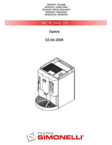 Pièces détachées NUOVA SIMONELLI MICROBAR (200806-) Annee 200806- 