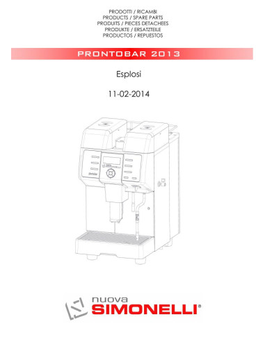 Pièces détachées NUOVA SIMONELLI PRONTOBAR (201402-) Annee 201402- 