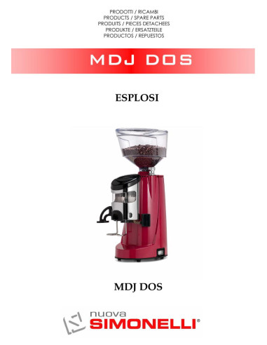 Pièces détachées NUOVA SIMONELLI MDJ-DOS 