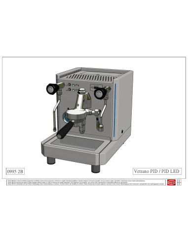 Pièces détachées QUICK MILL 0995-VETRANO-2B-PID 