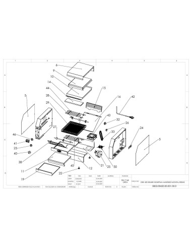 Pièces détachées OZTIRYAKILER OEK 425 M 8853.00425.00-M Annee 2007 