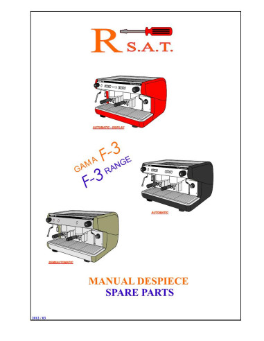 Pièces détachées QUALITY ESPRESSO FUTURMAT-F3 Annee 2012 