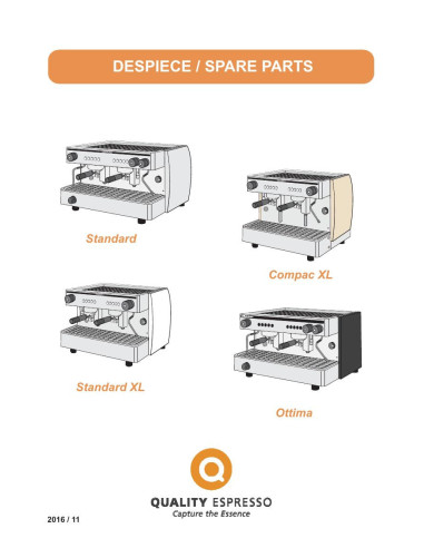 Pièces détachées QUALITY ESPRESSO FUTURMAT-RIMINI Annee 2016 