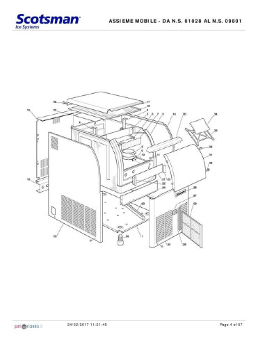 Pièces détachées SCOTSMAN AC056 Annee 0 