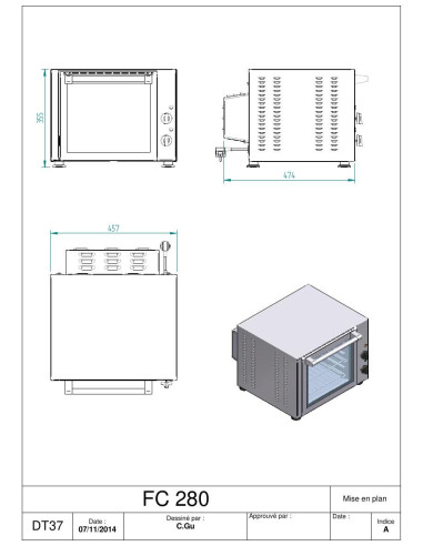 Pièces détachées ROLLER GRILL FC 280 Annee 2014 