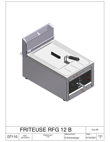 Pièces détachées ROLLER GRILL RFG12B (201612-) Annee 201612- 