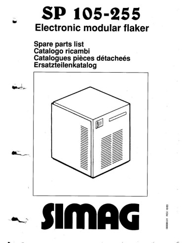 Pièces détachées SIMAG SP105 Annee 1993 